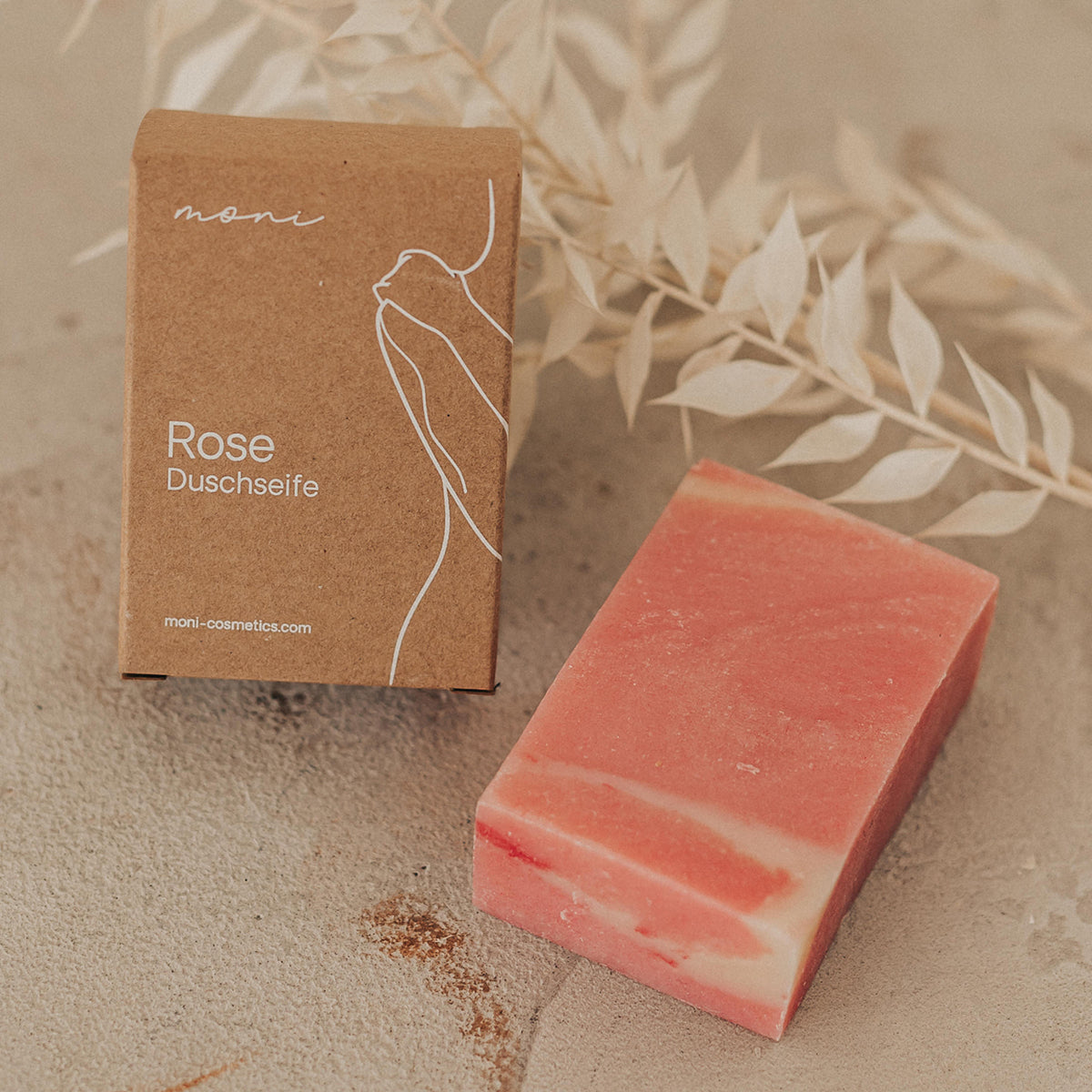 Rose Duschseife